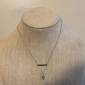 Gold and Silver Pendant Necklace